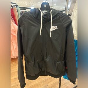 Brand new Nike Jacket Womens M XL Windrunner Hooded Sportswear Athleisure Black